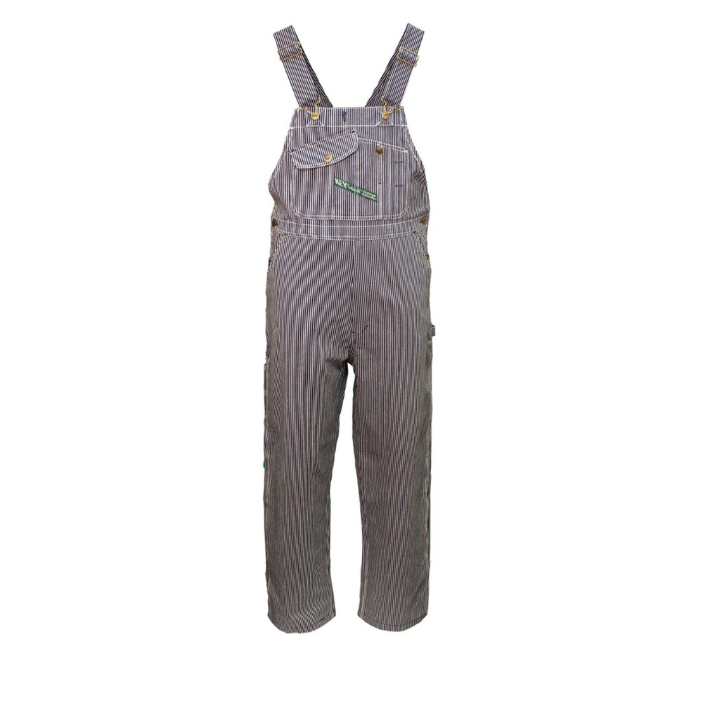 hickory stripe overalls from key apparel